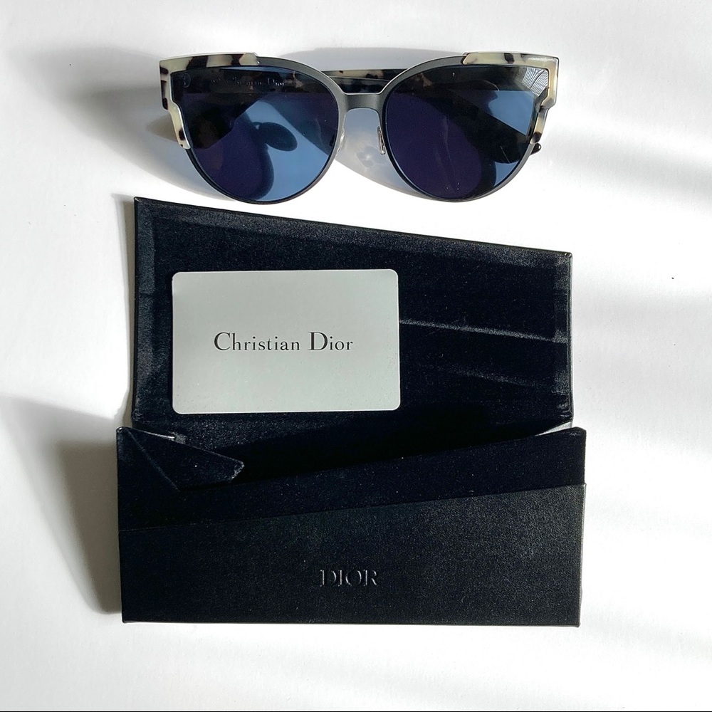 Christian Dior, Wildly Dior Havana Sunglasses | NEW | Tortoiseshell/Black/Blue